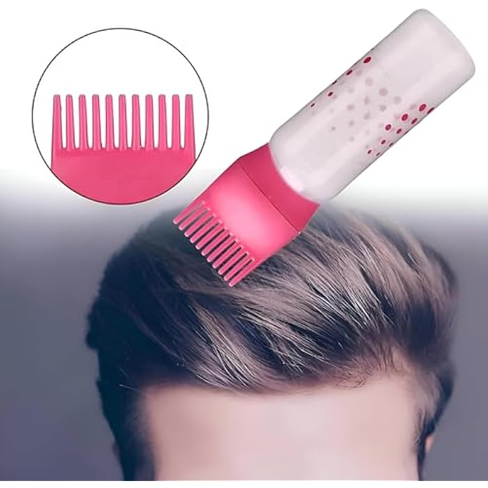 Rod Comb - Versatile Hair Dye Application with Precision Exfoliation and Brush for Salon Quality Results with the Amazing Bottle Design. - Image 5